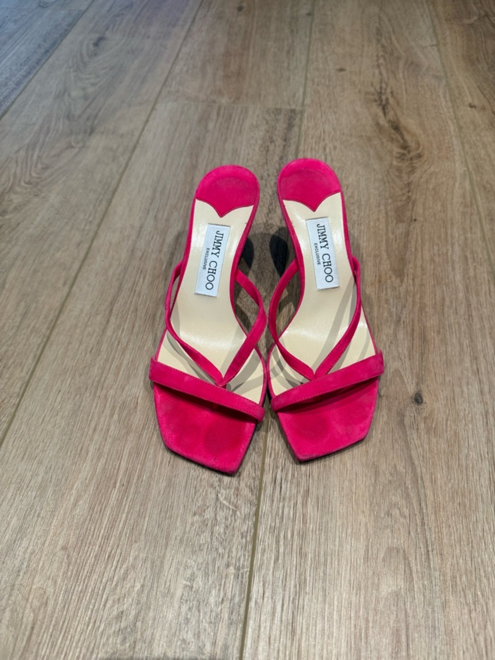 Jimmy Choo Maelie 50 Strappy Suede Kitten Heel - Picture 4 of 7